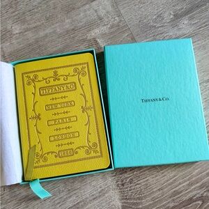 🩵🩵Tiffany & Co. Yellow Embossed Leather Journal🩵🩵